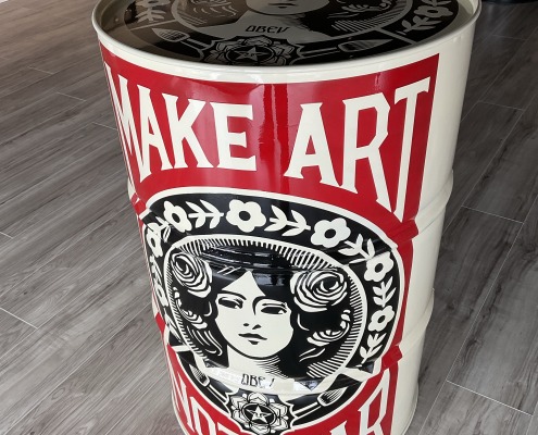 Make art not war - Obey - Pop art