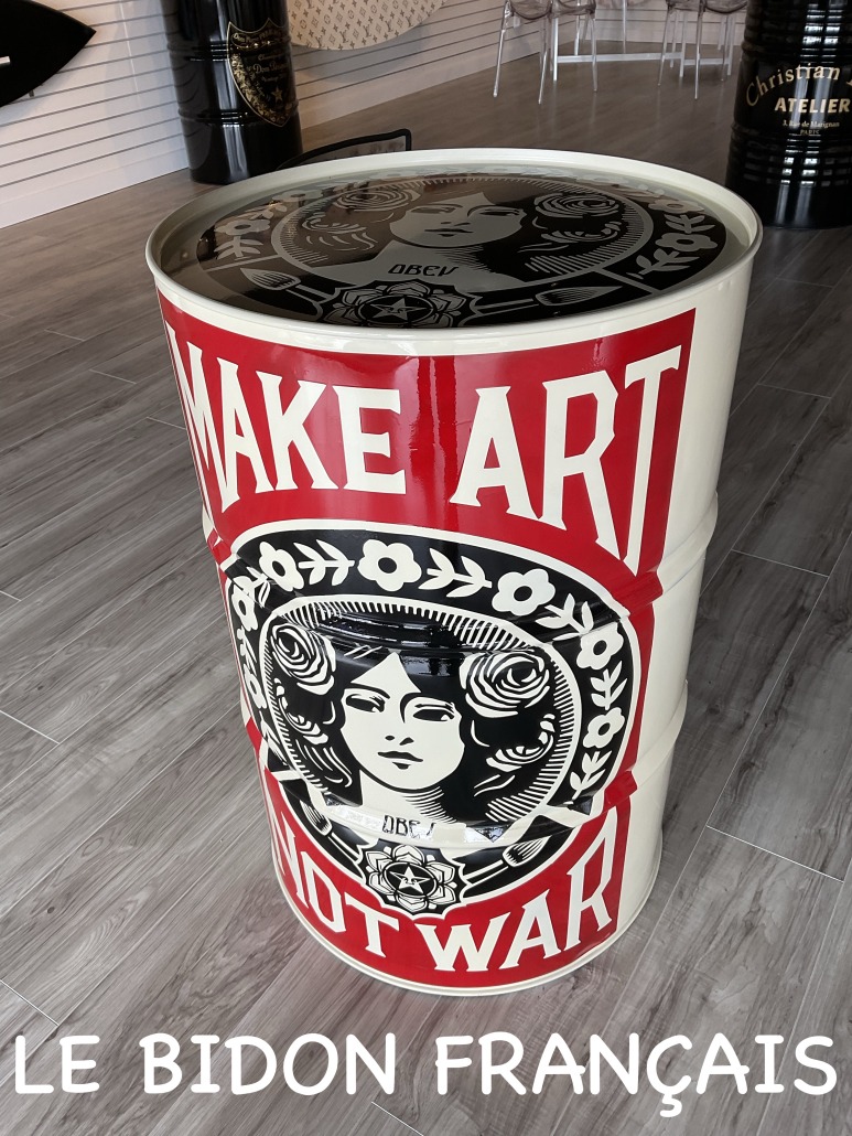Make art not war - Obey - Pop art