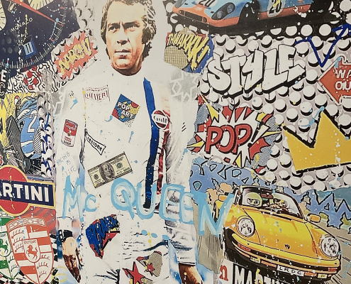 Porsche, Steve Mc Queen, Actor, Icon, Car racing, Pop art