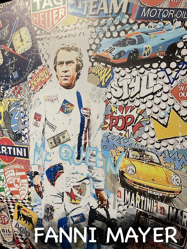 Porsche, Steve Mc Queen, Actor, Icon, Car racing, Pop art