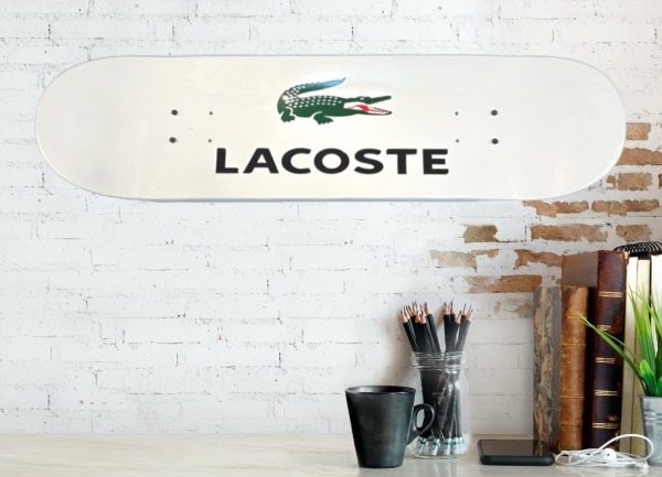 Lacoste - skateboard art - pop art - sk8 - french pop art - art collector - sport collector - tennis - pop art gallery