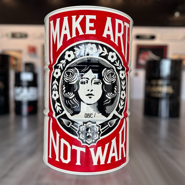 Obey - Make art not war - Can - Decorative can