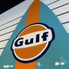 Gulf - decorative surfboard - Steve Mc Queen