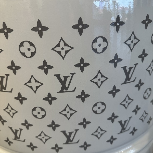 decorative can - louis vuitton - luxury - fashion - monogram