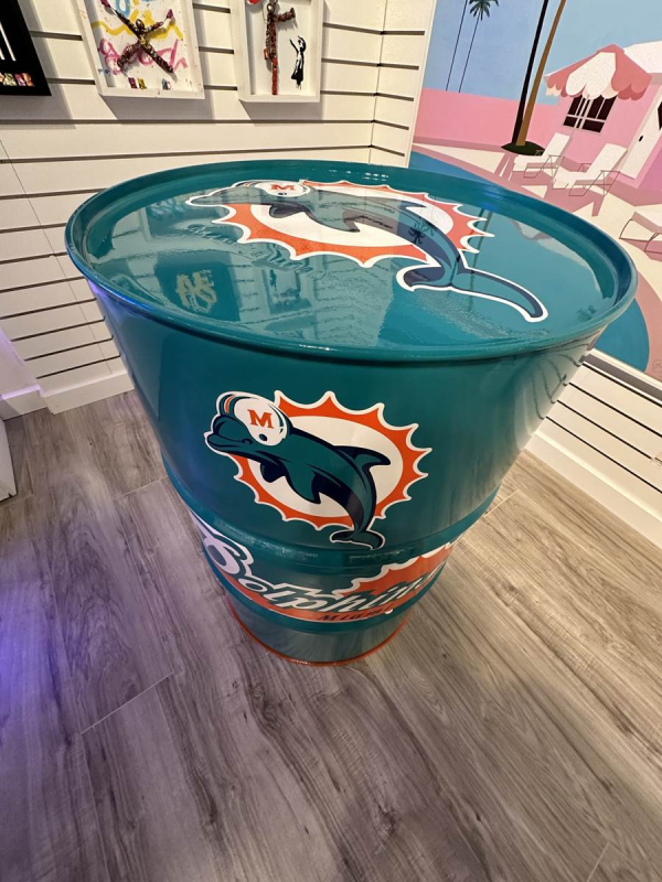 Miami Dolphins Drum – Image 11