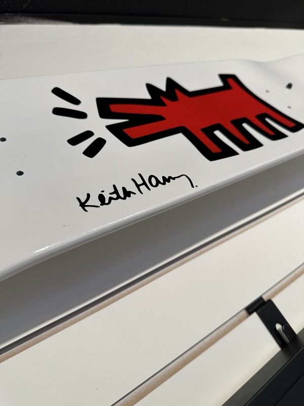 Barking dog - Keith Haring - pop art - freench pop art - art collector - skateboard art - skateboard