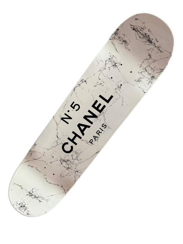 Chanel Marbled white and black skate board - Guillaume & Anthony – Image 2