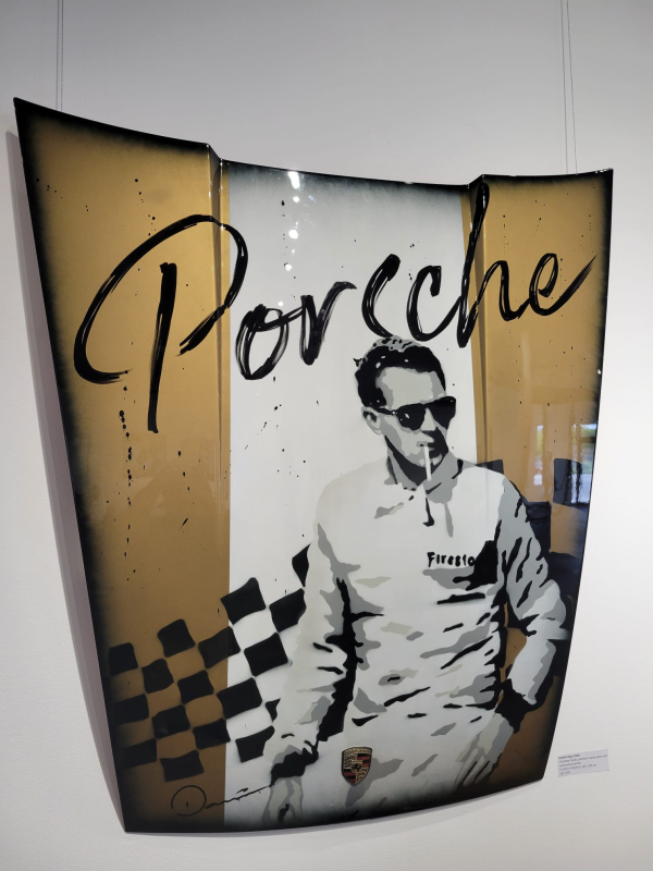 Golden Days - Real Porsche 911 metal hood - Edu Danesi
