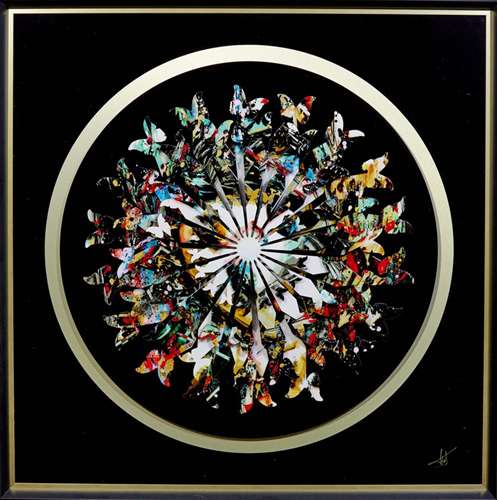 Fred Meurice - Girl in Butterflies Cara Delevingne | 3D Plexiglass Art - Image 2