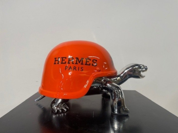 Hermes turtle - Fashion Desire - The Silver Peace Turtle - Van Apple – Image 6