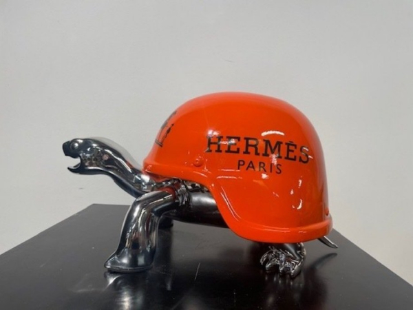 Hermes turtle - Fashion Desire - The Silver Peace Turtle - Van Apple – Image 3
